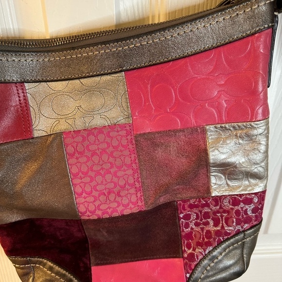 COACH Patchwork Crossbody Purse w/ Wristlet - Picture 5 of 7